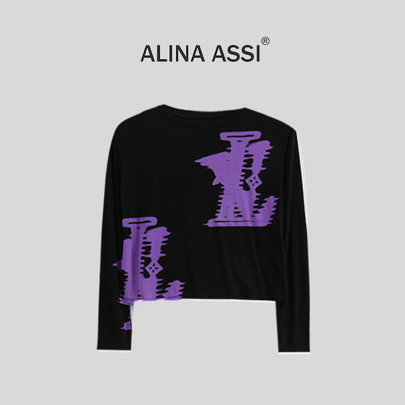 【一个艺】2025夏季新款防晒T恤薄款长袖上衣YMV976