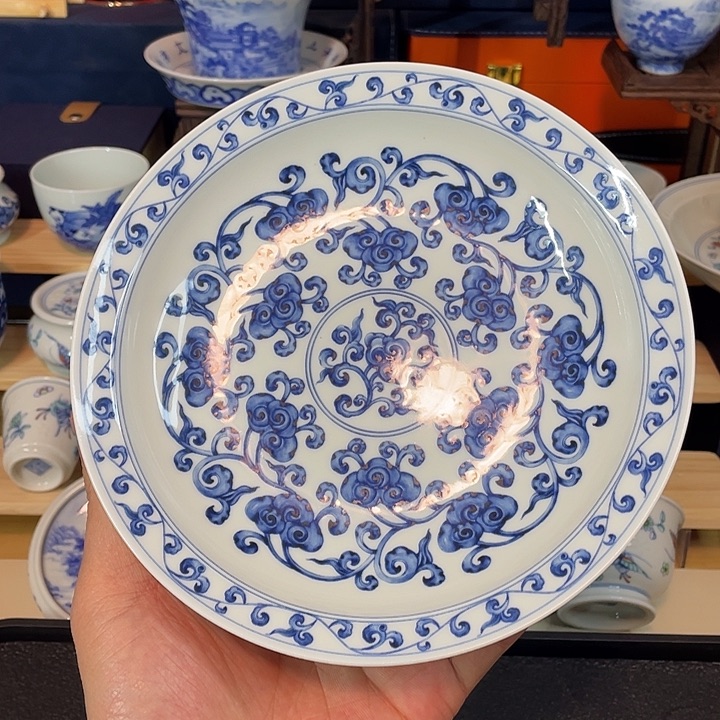 瓷片景德镇添青陶瓷556