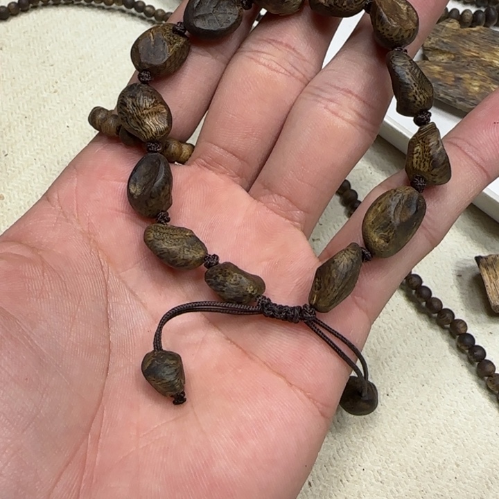 沉香手串奇楠沉香树丁沉水8g