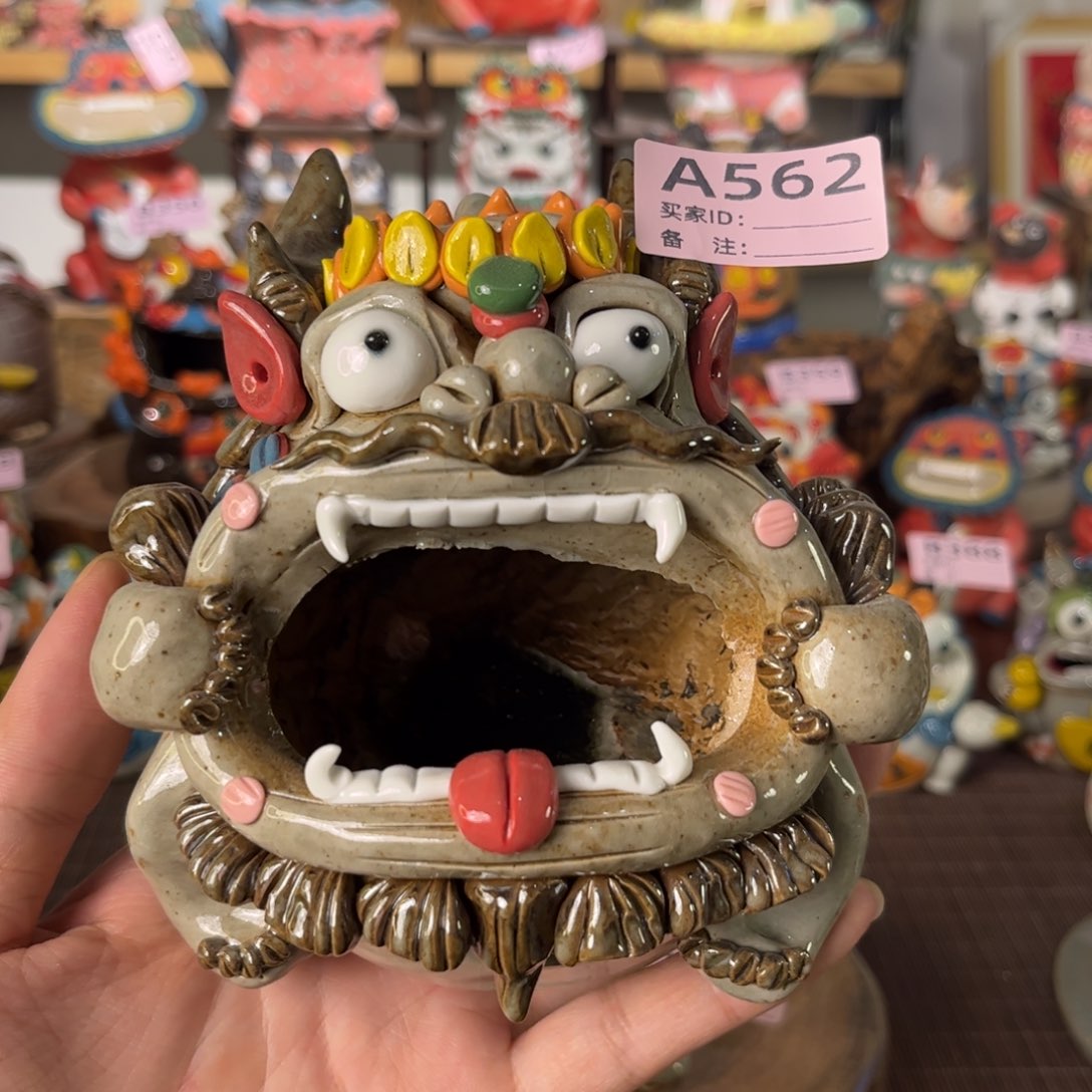 泥塑纯手工茶宠摆件