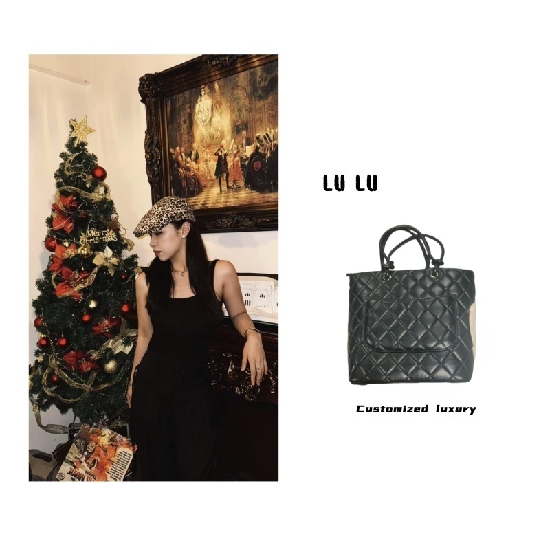SOVOB时尚百搭真皮女包 孤 TA0252 黑白 CGWD 黑色白标