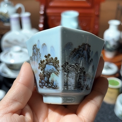 汪派山水嫡传第四代汪沁直播间微瑕福利