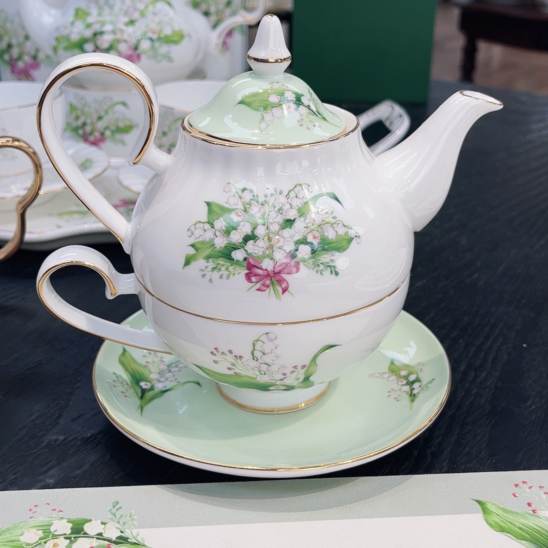 骨瓷子母壶———————————-