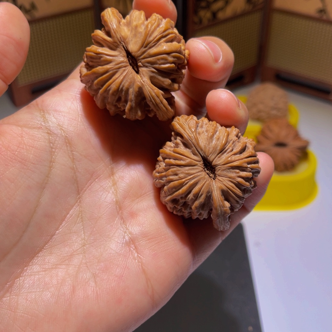 记***活把件桃核41全品四座楼