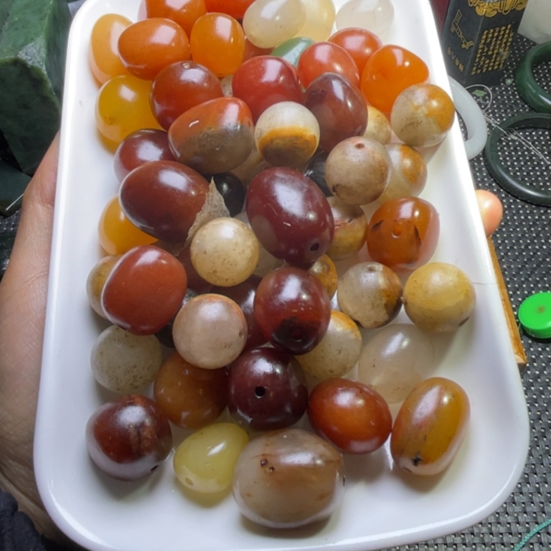 未镶嵌和田玉珠宝半成品29