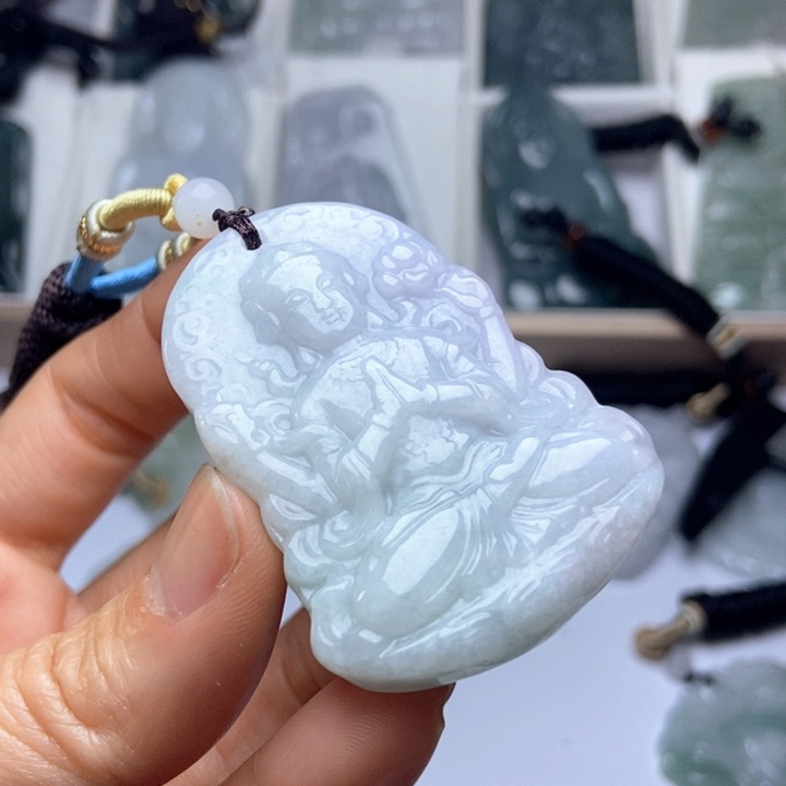 翡翠未镶嵌颈饰翡翠 