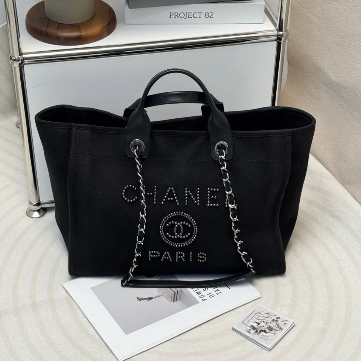 99新 Chanel/香奈儿 大吉中古/Chanel香奈儿帆布托特包