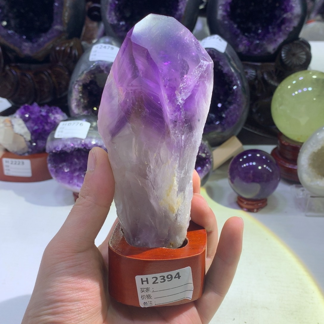 水晶紫水晶摆件未镶嵌2394