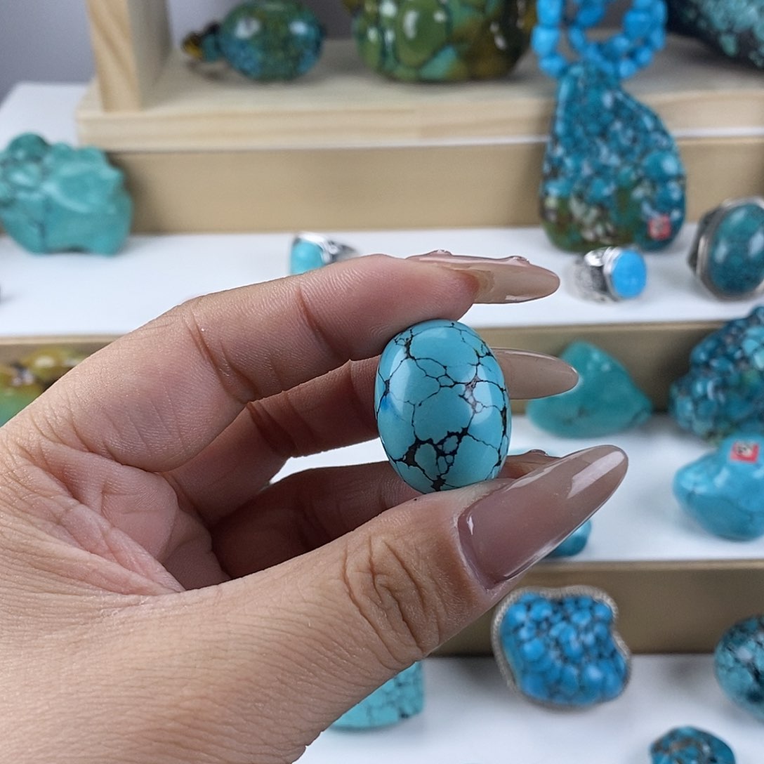 胖*高瓷精品水草纹枣珠c