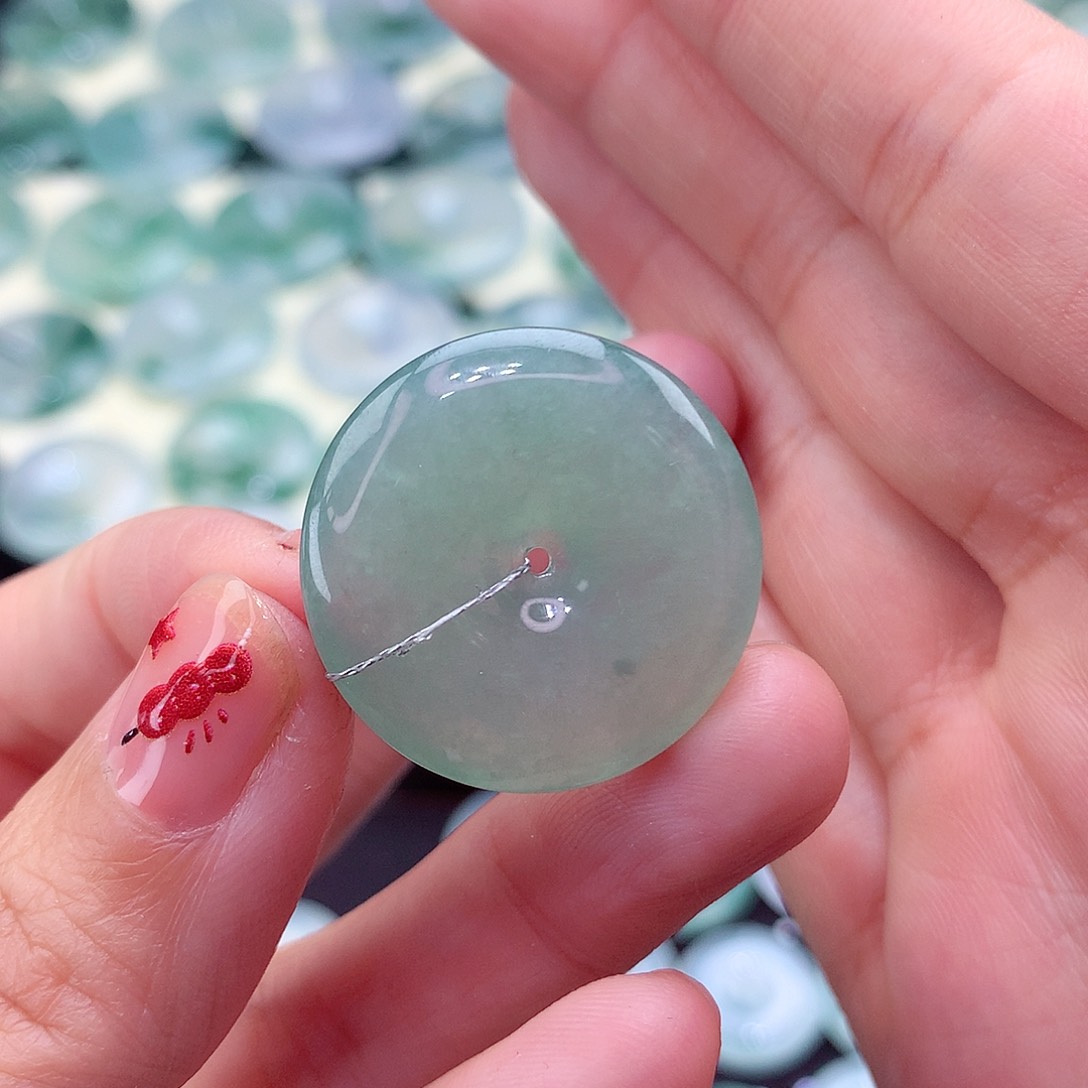 翡翠颈饰未镶嵌35尺寸25.5/5.1