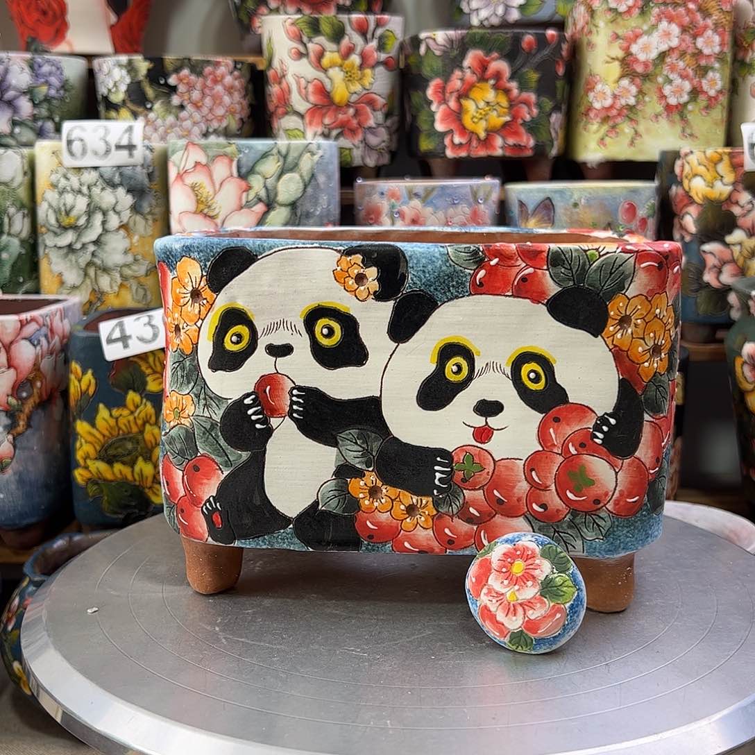 景德镇陶瓷花盆景德镇陶瓷花盆