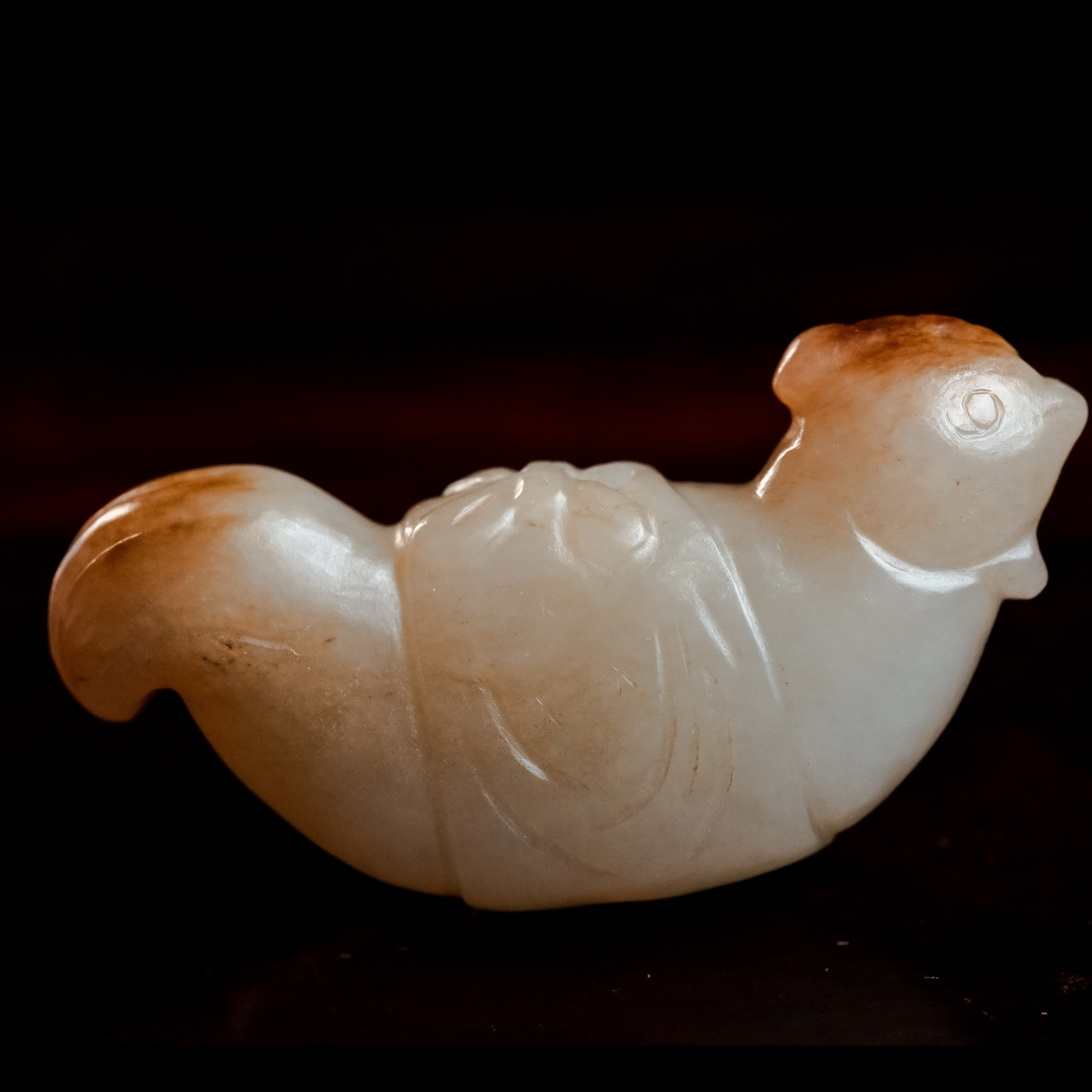 清代和田玉包袱鸡-NX