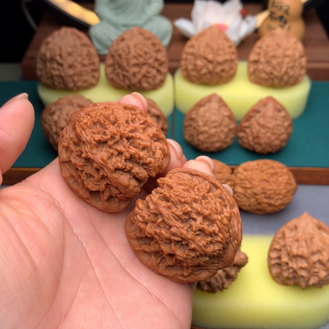 吊坠文玩核桃满天星41