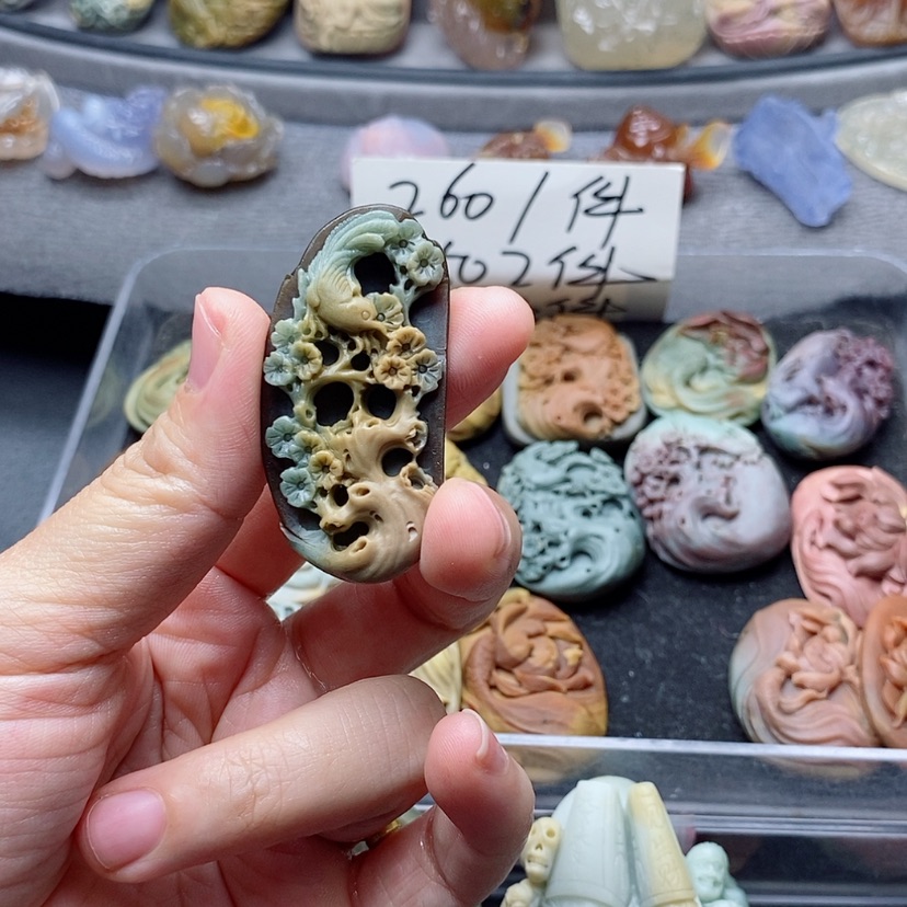 【闪购商品】未镶嵌定制石英质玉吊坠