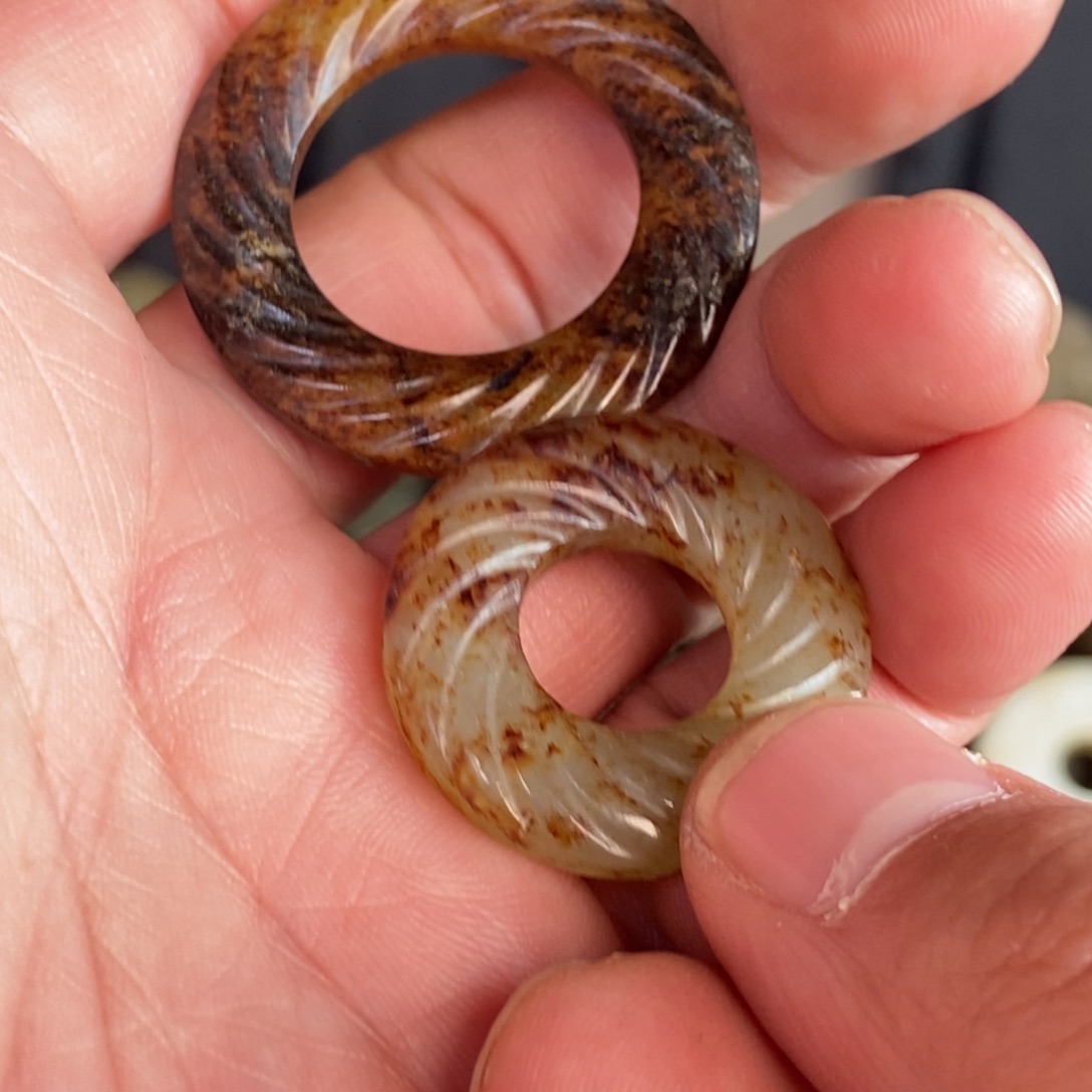 和田玉挂件未镶嵌青**体