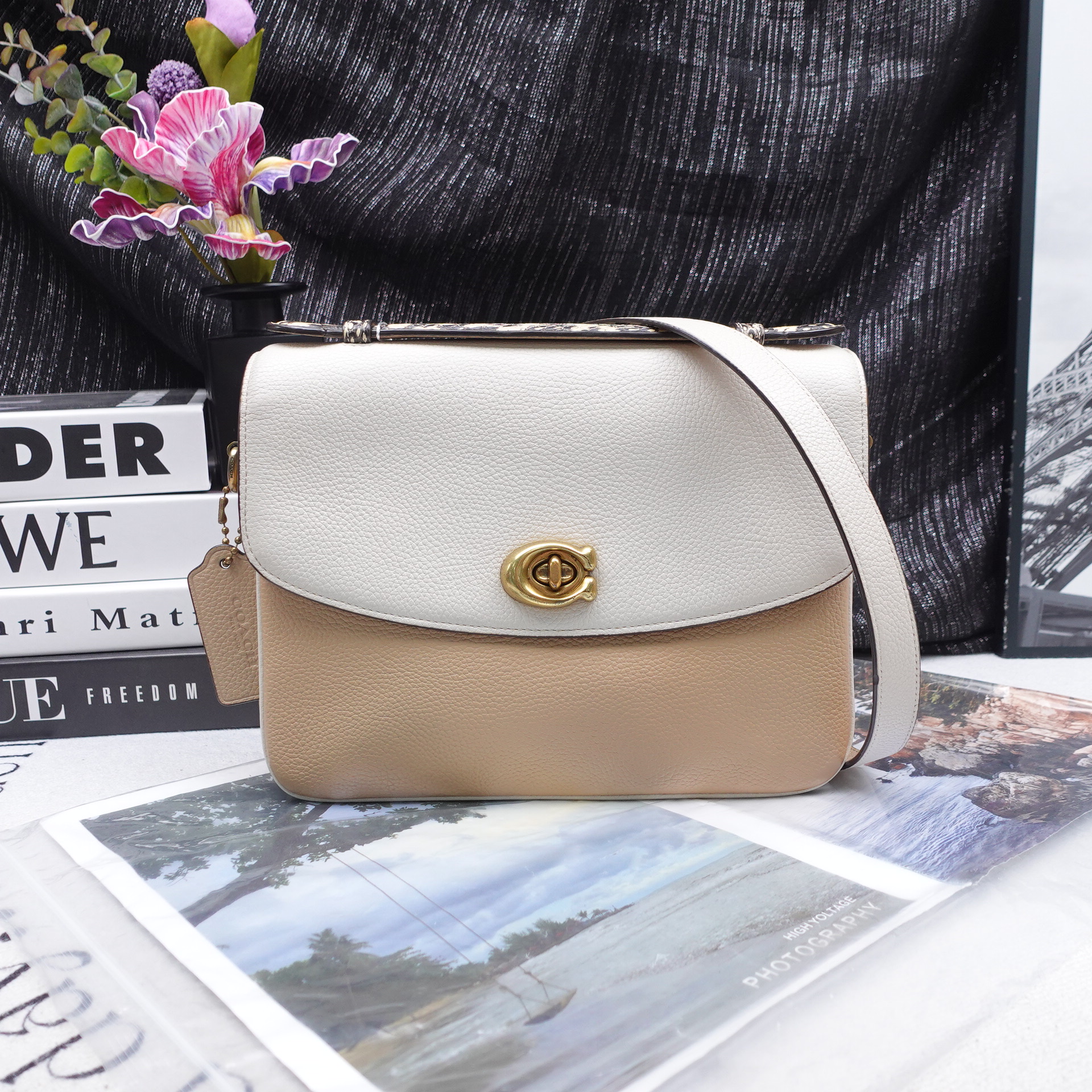 95新 COACH/蔻驰 单肩包/T10299015