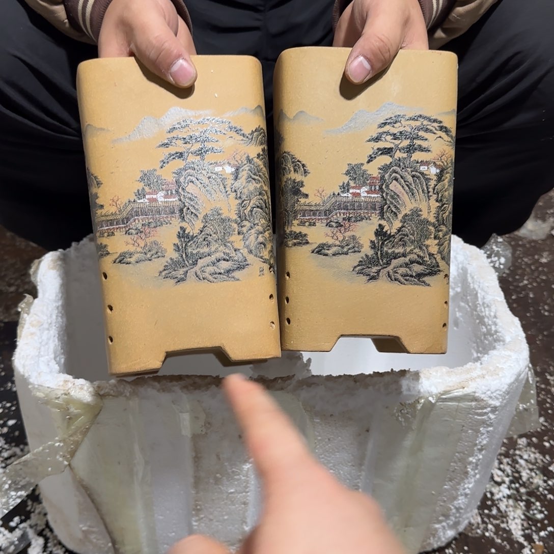 紫砂花盆瑕疵和瑕疵