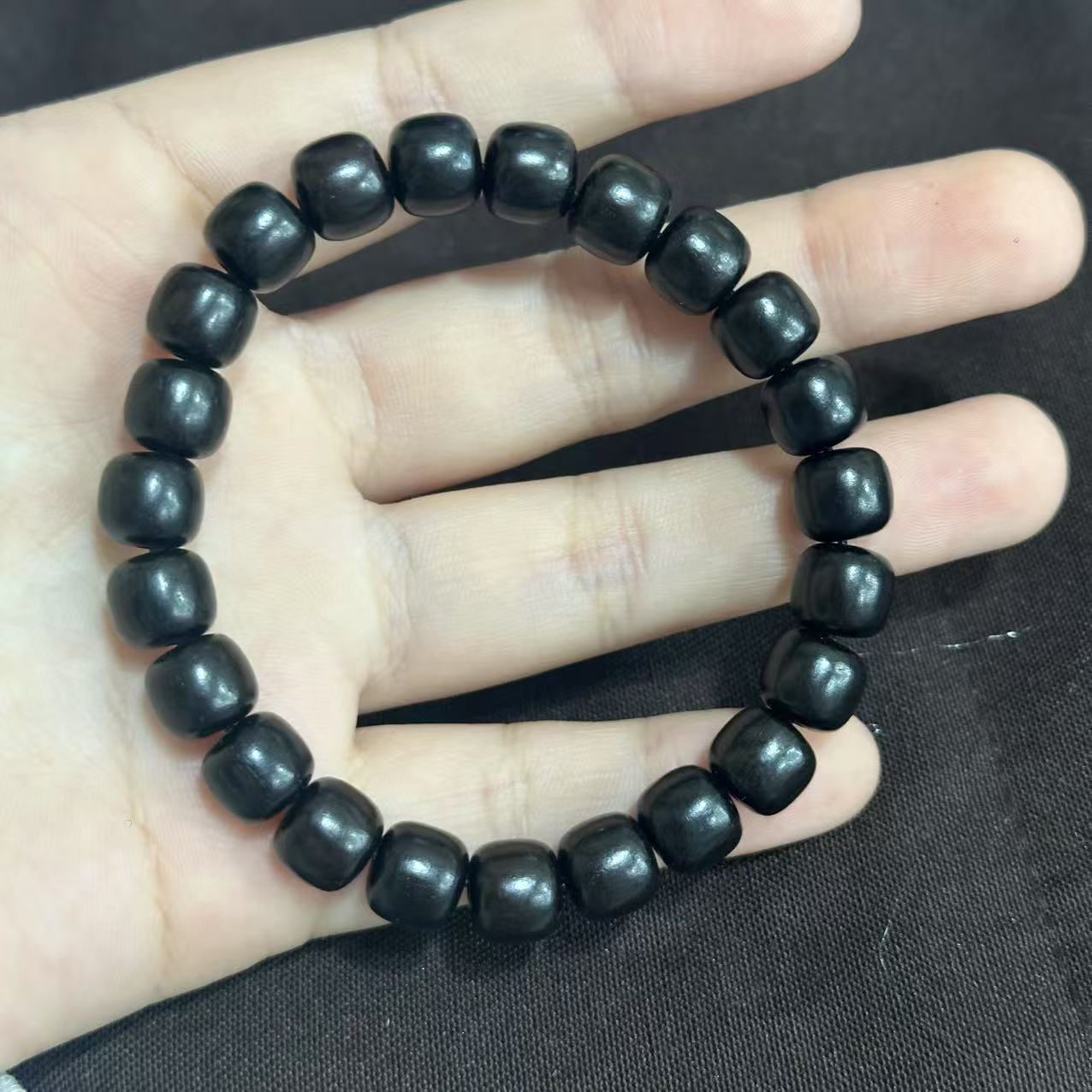 黑檀老型珠佛珠手串男女款卡8 055（无礼盒）