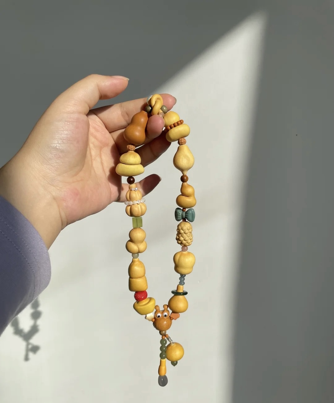 （直播专用链接一物一拍）天然原创手工精美葫芦手持手串