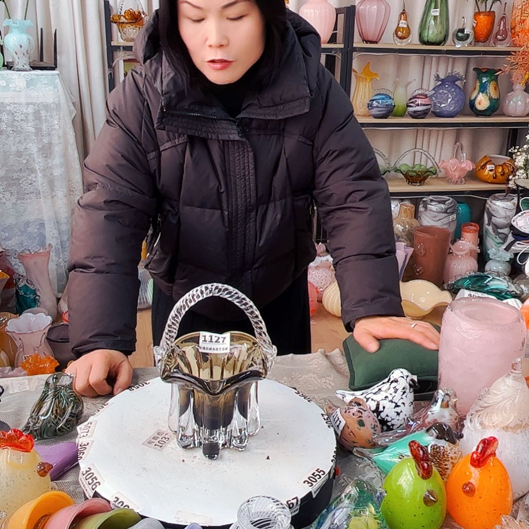 1127 孤品家悦琉璃工艺品不完美福利