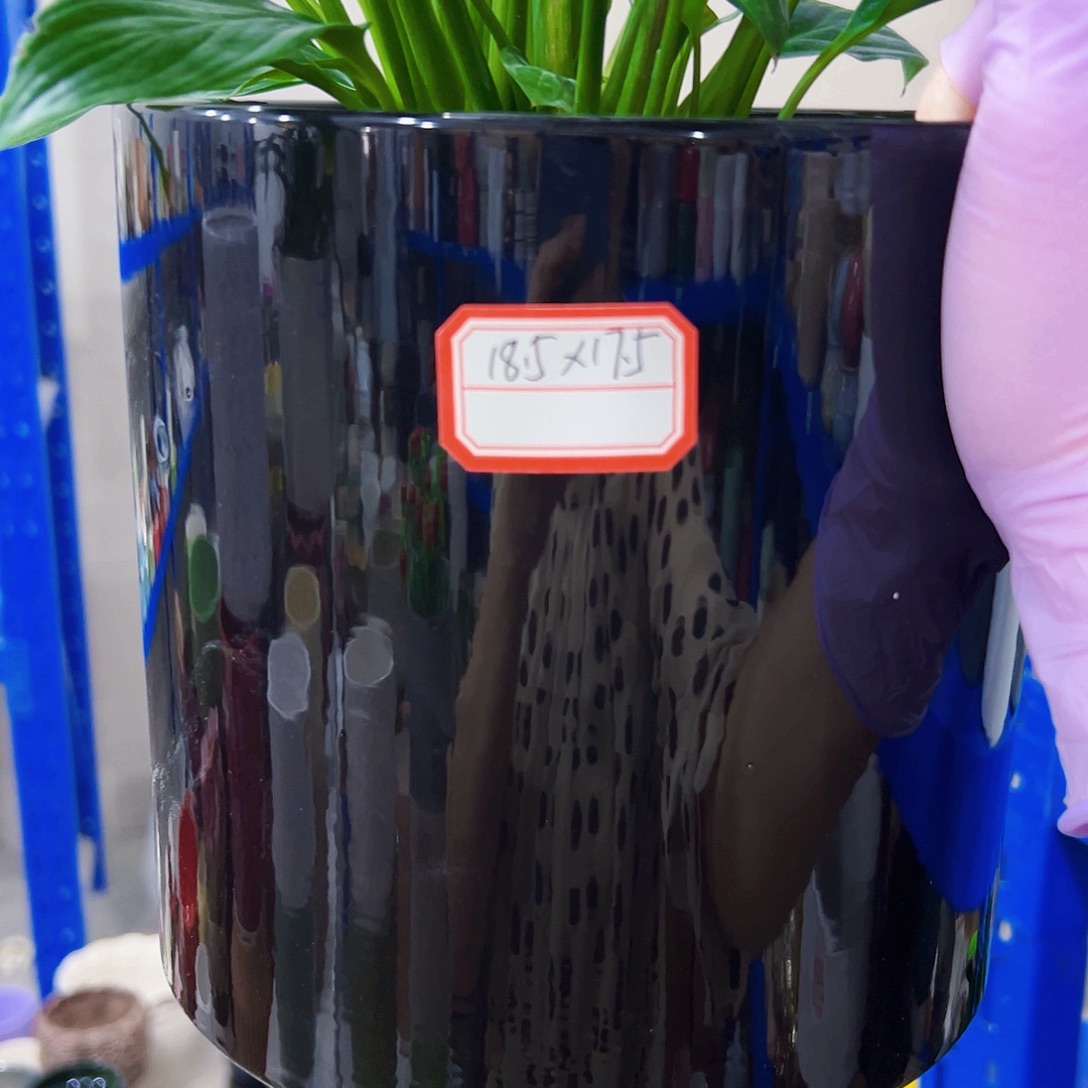 有孔外贸尾单陶瓷花盆凑单10米包邮