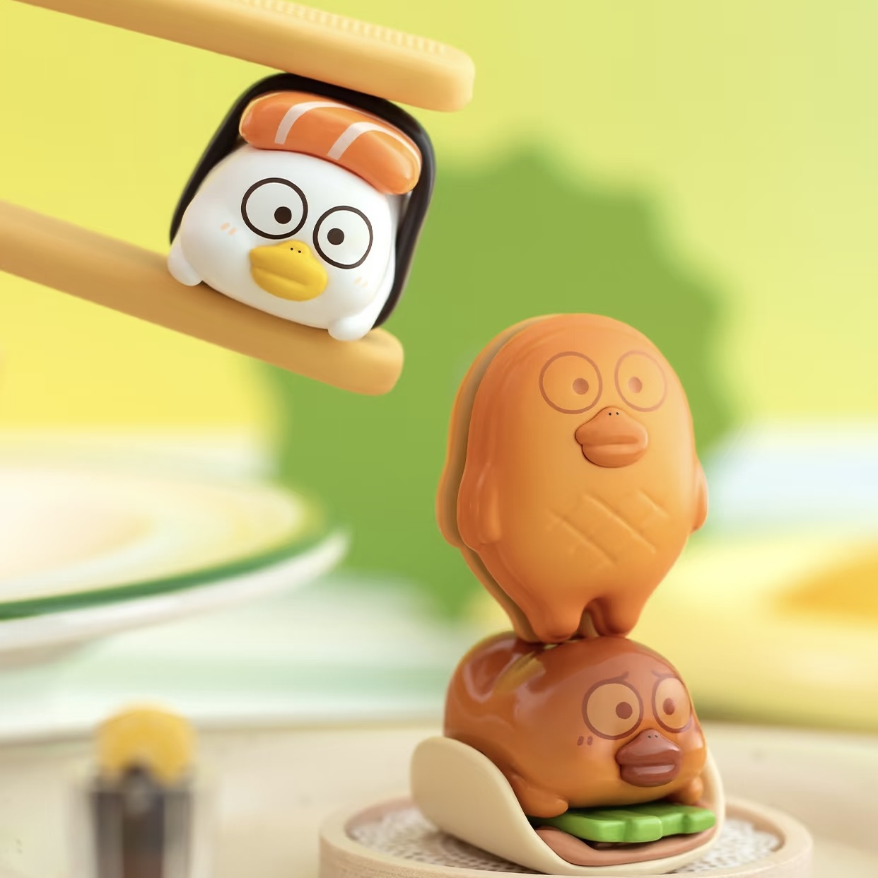 【代拆】小刘鸭鸭鸭小食铺萌粒盲袋系列可爱潮玩摆件