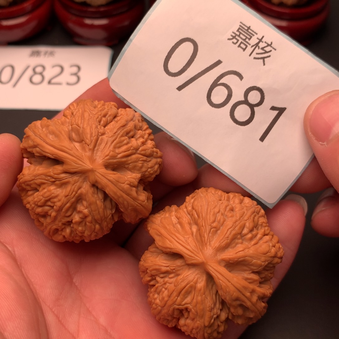 文玩核桃把件八筋聚顶粗筋41