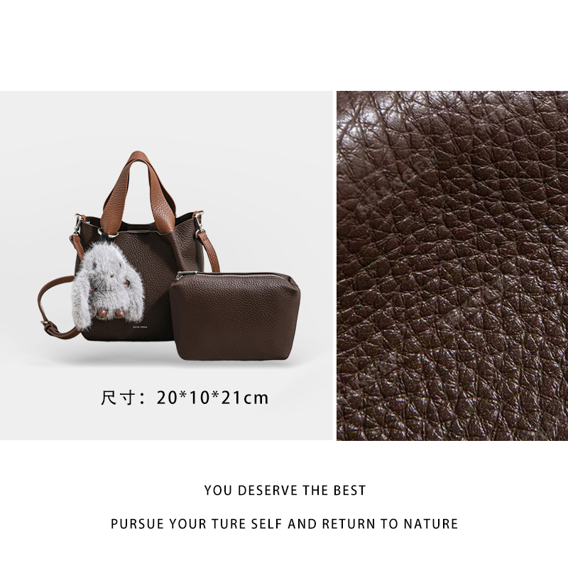 【尚恩CC】SK-93131-咖啡-轻奢百搭手提腋下新款斜跨女包