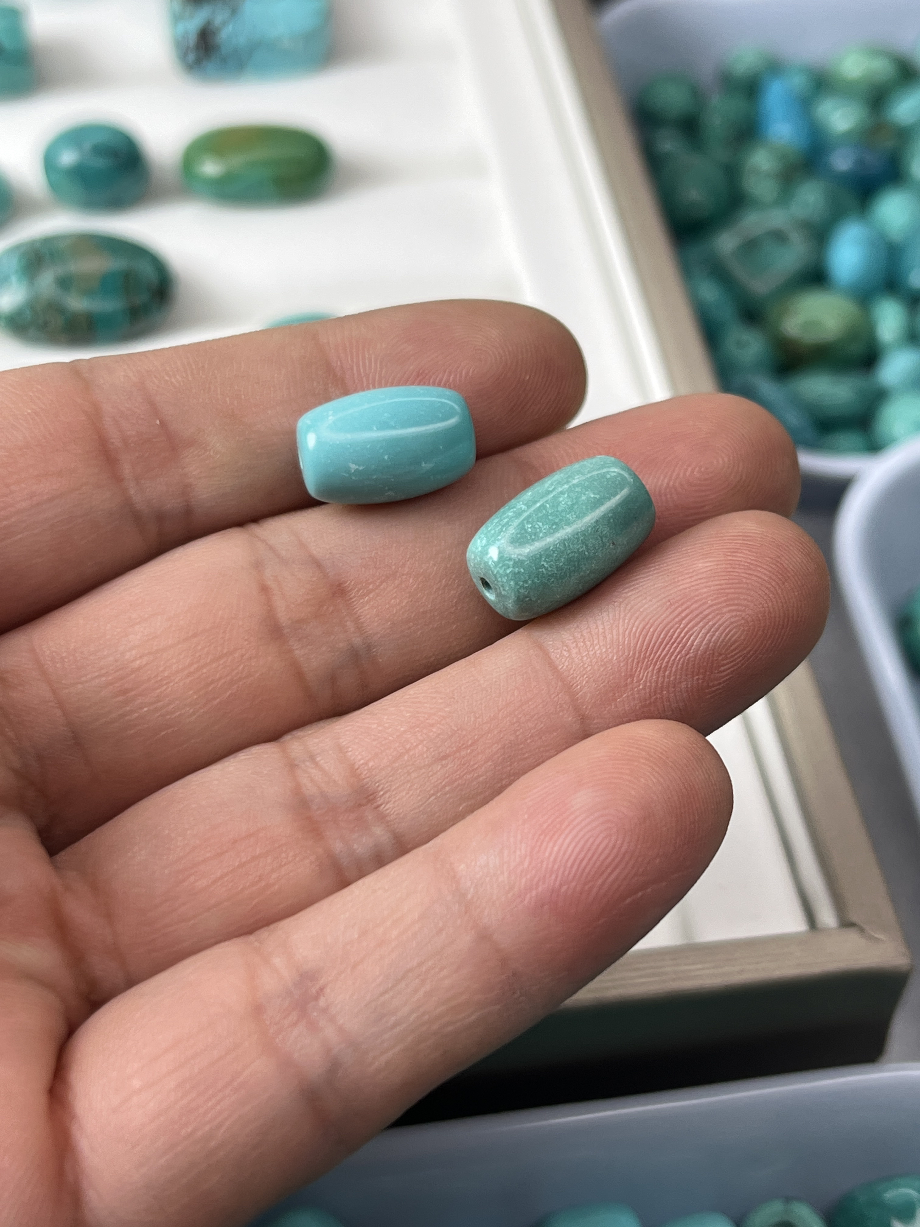 手链 桶珠鼓珠顶珠高瓷高蓝配件保真