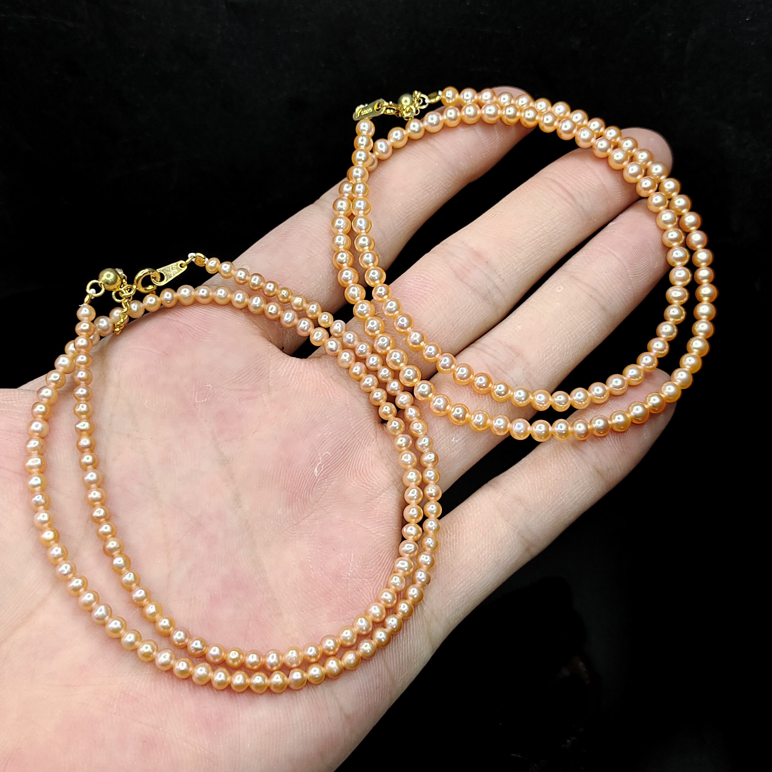 【老三珠宝】珍珠女神链J5【多样性发其一】约3mm