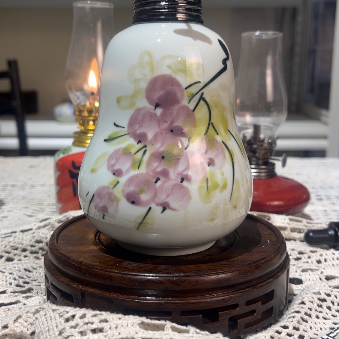 摆件景德镇陶瓷香薰灯