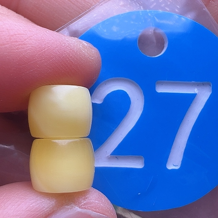 蜜蜡裸石未镶嵌9m m