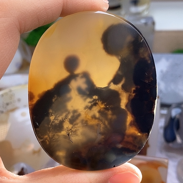 玛瑙/玉髓颈饰足银镀金镶嵌