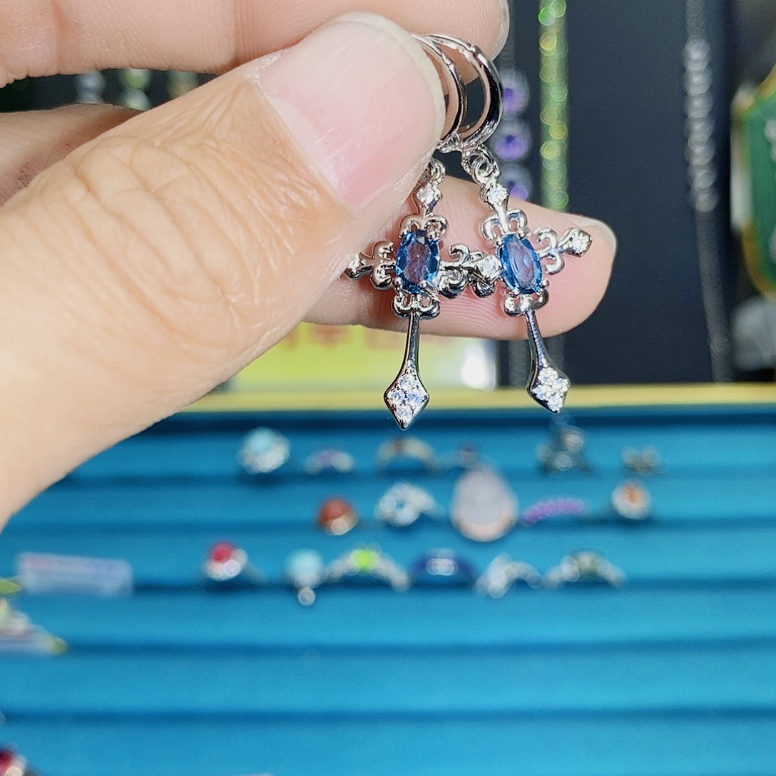 紫晶珠宝半成品银S925镶嵌