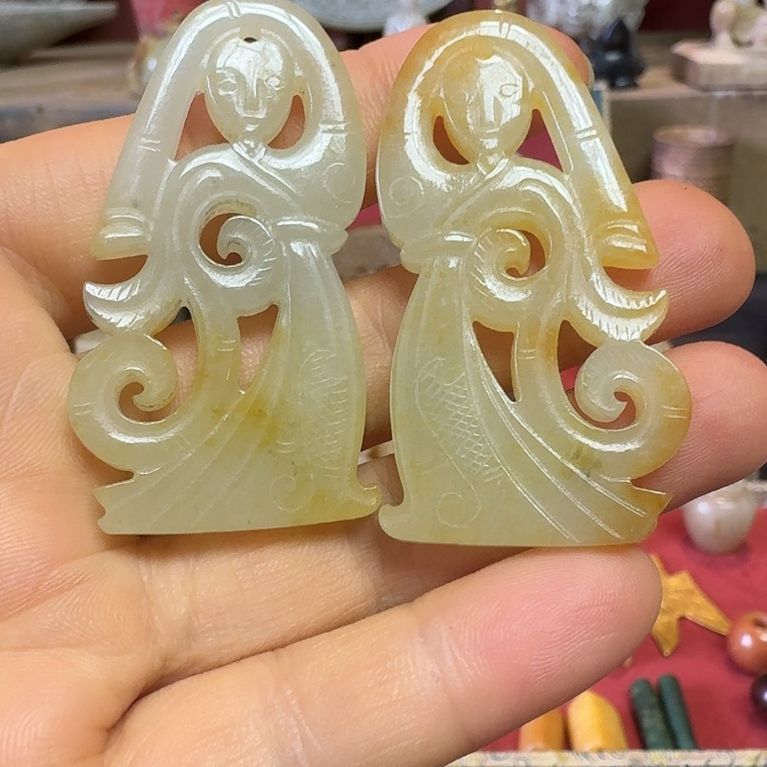 好***荐和田玉未镶嵌挂件