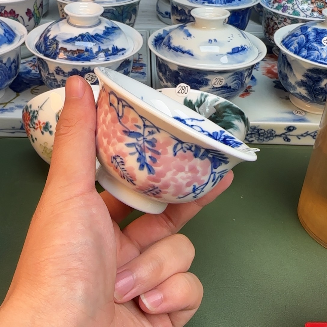 血***油彦祖纯手工手绘茶具112