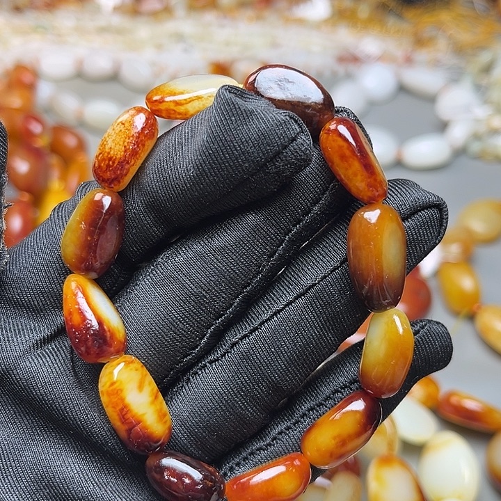 和田玉未镶嵌手链