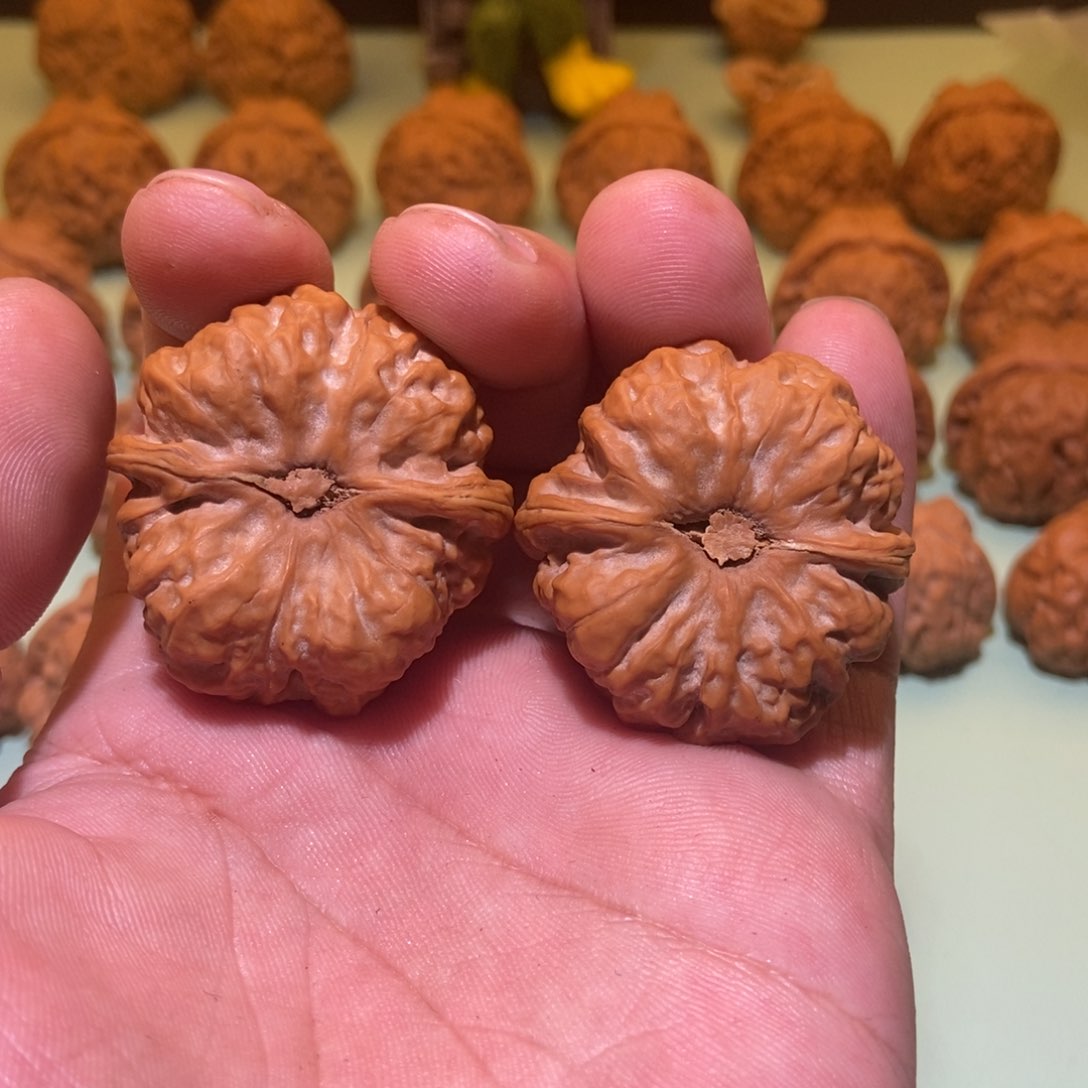 核桃手串/手链养***于蛤蟆头39一对