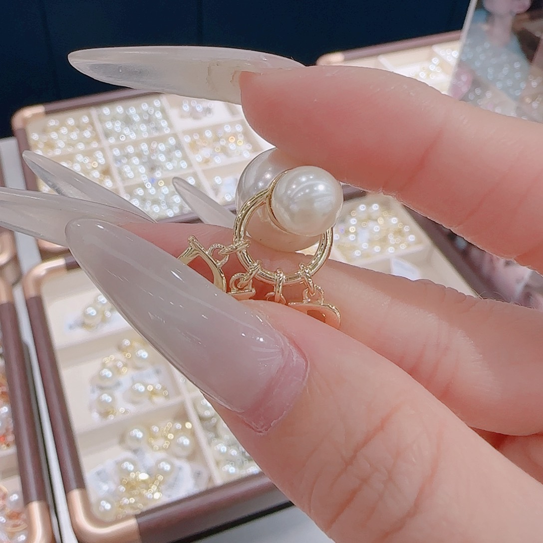 锆石铜合金925银耳环