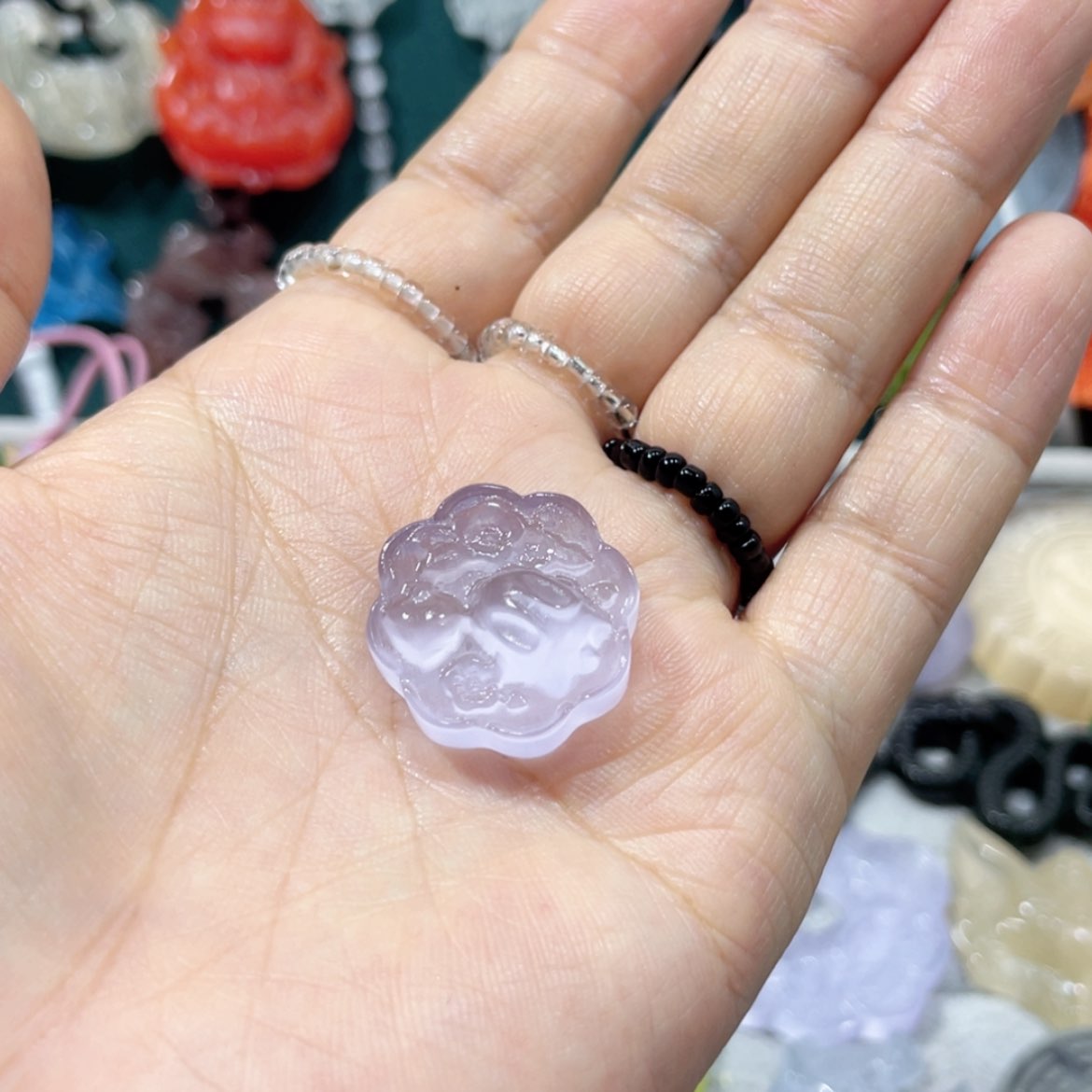 【闪购商品】未镶嵌岫玉颈饰宝****）9脚链