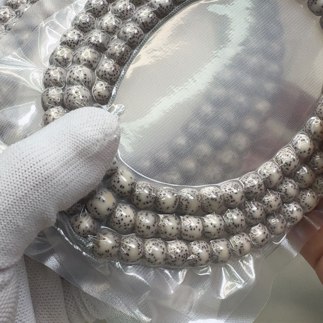 星月菩提吊坠19梵天糯冰大眼睛侧留白9左右108