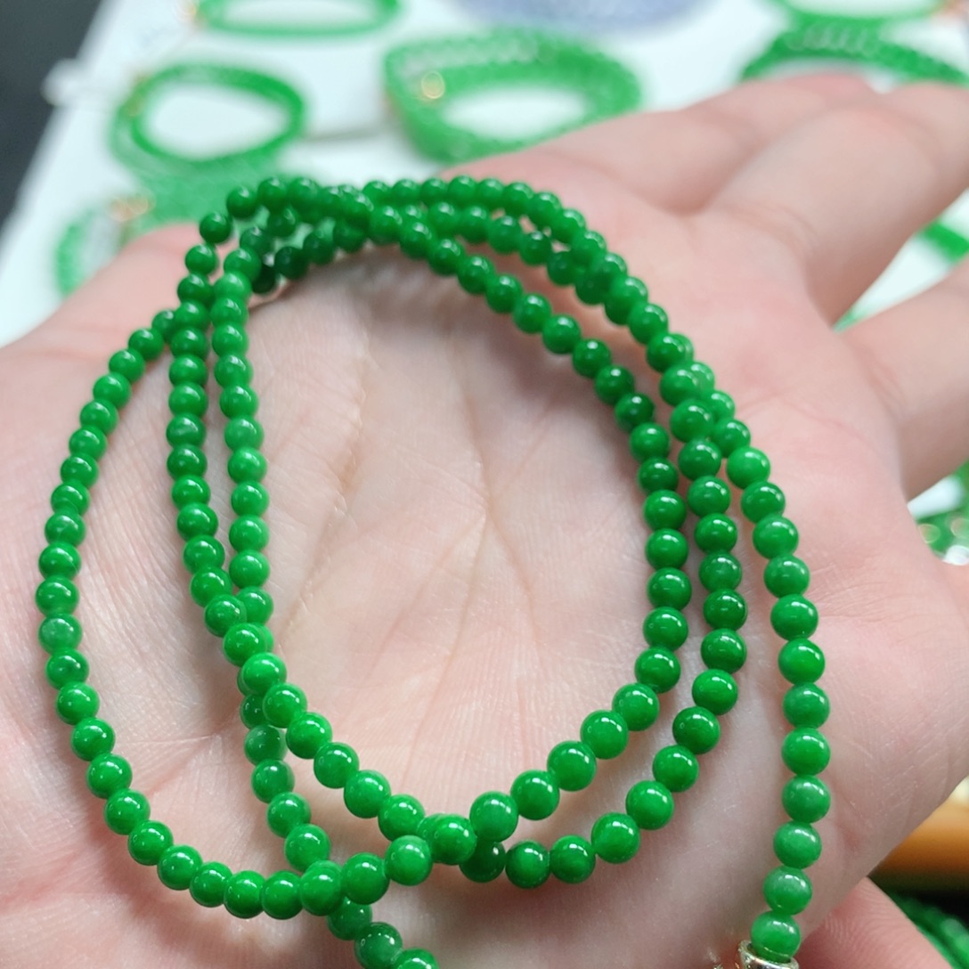 翡翠未镶嵌手链翡翠