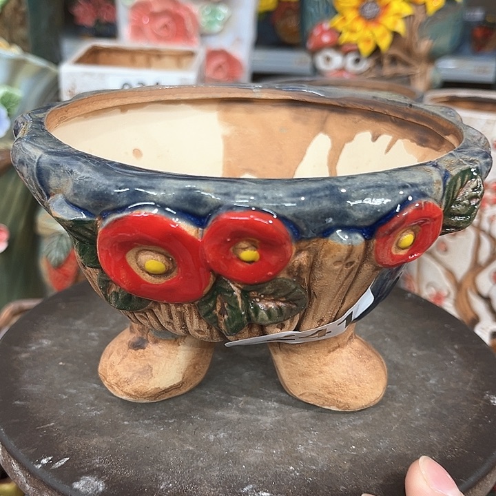 紫砂花盆粗陶材质多肉花盆