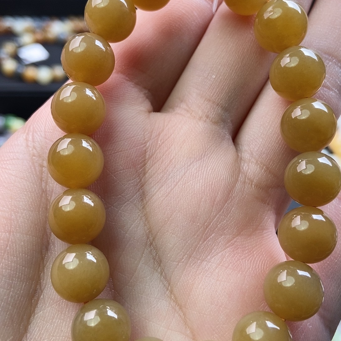 和田玉未镶嵌手链