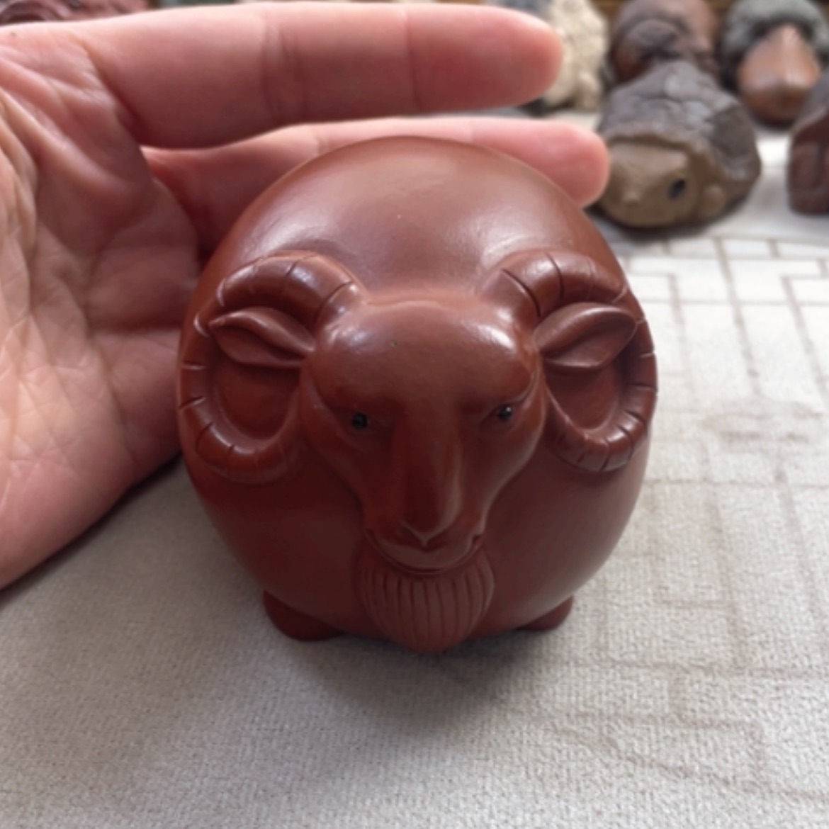 【闪购商品】紫砂茶宠西**生紫砂羊羊