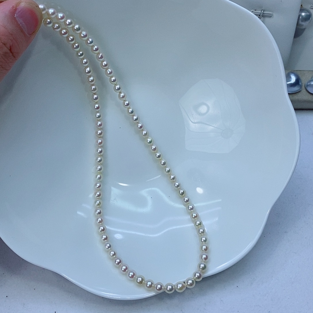 海水珍珠颈饰银S925镶嵌