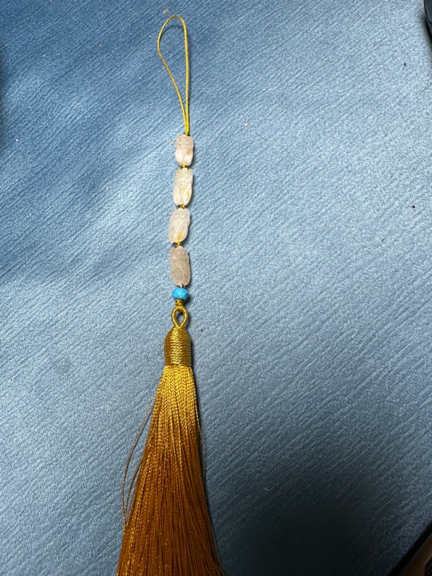 和田玉一鸣惊人包挂车挂钥匙挂