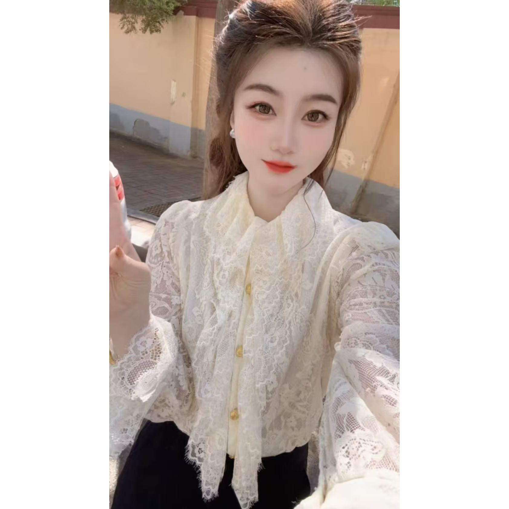 『贵气千金N』百搭休闲舒适简约潮流衬衫8576