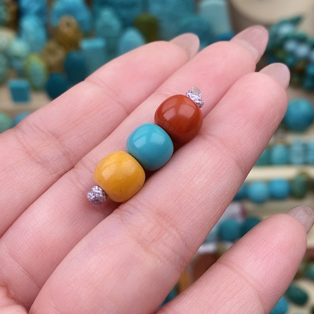 绿松石珠宝奇石未镶嵌