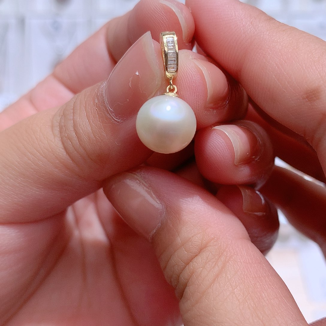 戒指未镶嵌淡水珍珠CC 10.2m m